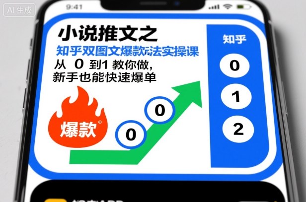 小说推文之知乎双图文爆款玩法实操课,从0到1教你做,新手也能快速爆单-摇钱树